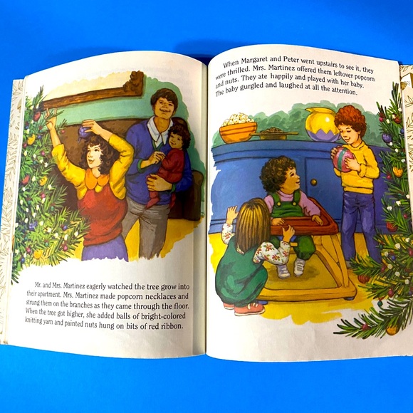 THE CHRISTMAS TREE THAT GREW VTG 80’s A LITTLE GOLDEN BOOK CHRISTMAS STORY - Picture 10 of 11